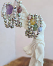 Load image into Gallery viewer, Rainbow Lava Stone Bracelet in 4 different designs