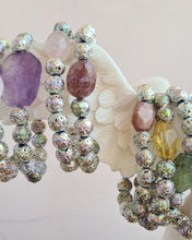 Load image into Gallery viewer, Rainbow Lava Stone Bracelet in 4 different designs