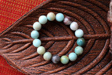 Load image into Gallery viewer, Amazonite bracelet. High quality 12mm faceted beads.Unisex bracelet.