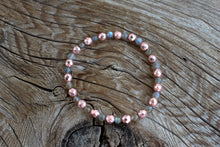 Load image into Gallery viewer, Labradorite, Gold Pyrite Delicate Bracelet.