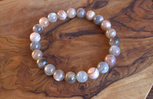 Load image into Gallery viewer, Sunstone Bracelet Chakra Bracelet Healing Bracelet Spiritual Bracelet Wrist Mala Bracelet Yoga Bracelet Gemstone Bracelet