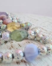 Load image into Gallery viewer, Rainbow Lava Stone Bracelet in 4 different designs