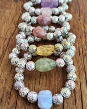 Load image into Gallery viewer, Rainbow Lava Stone Bracelet in 4 different designs