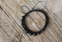 Load image into Gallery viewer, Golden Sheen Obsidian, Shambhalla knitted bracelet
