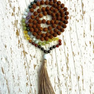Rudraksha 7 chakras mala